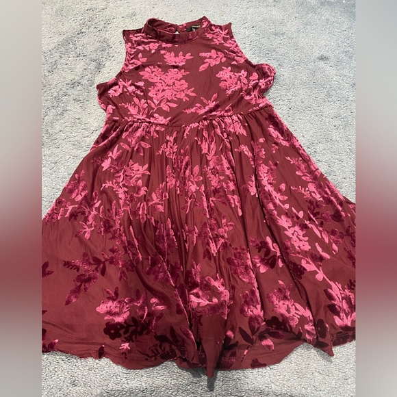 forever 21 Dark red women dress, large size - Picture 2 of 9